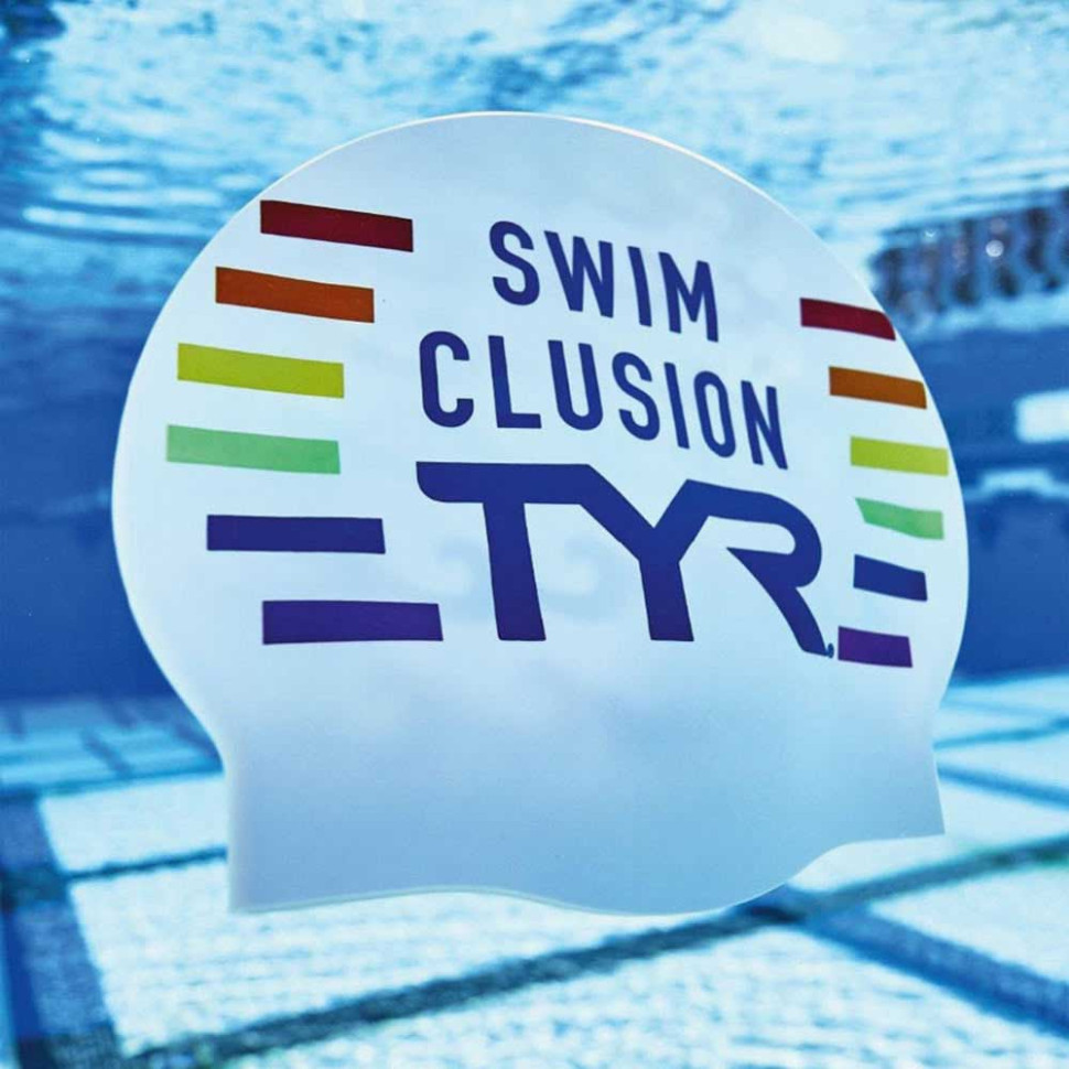 Шапочка для плавания TYR Swim Clusion Silicone Swim Cap
